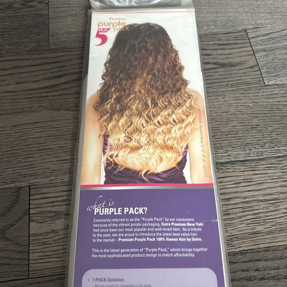 Premium purple pack human Hair blend Extensions Hawaiian Wave - Picture 7 of 15